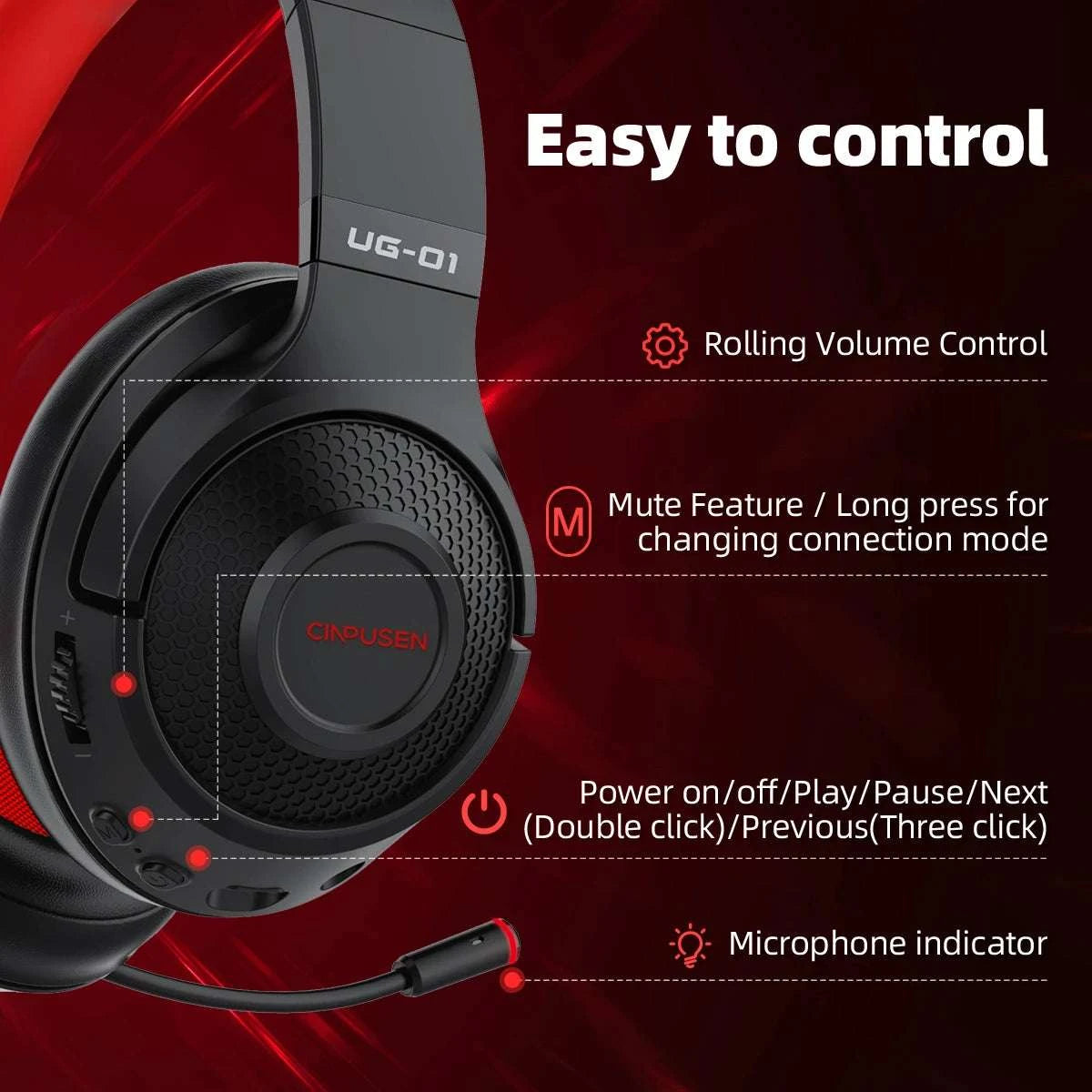 UG-01 Wireless Gaming Headset