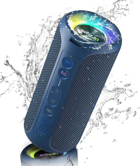 Ortizan Bluetooth Speaker - 40W Sound, IPX7, 30H Playtime, BT 5.3