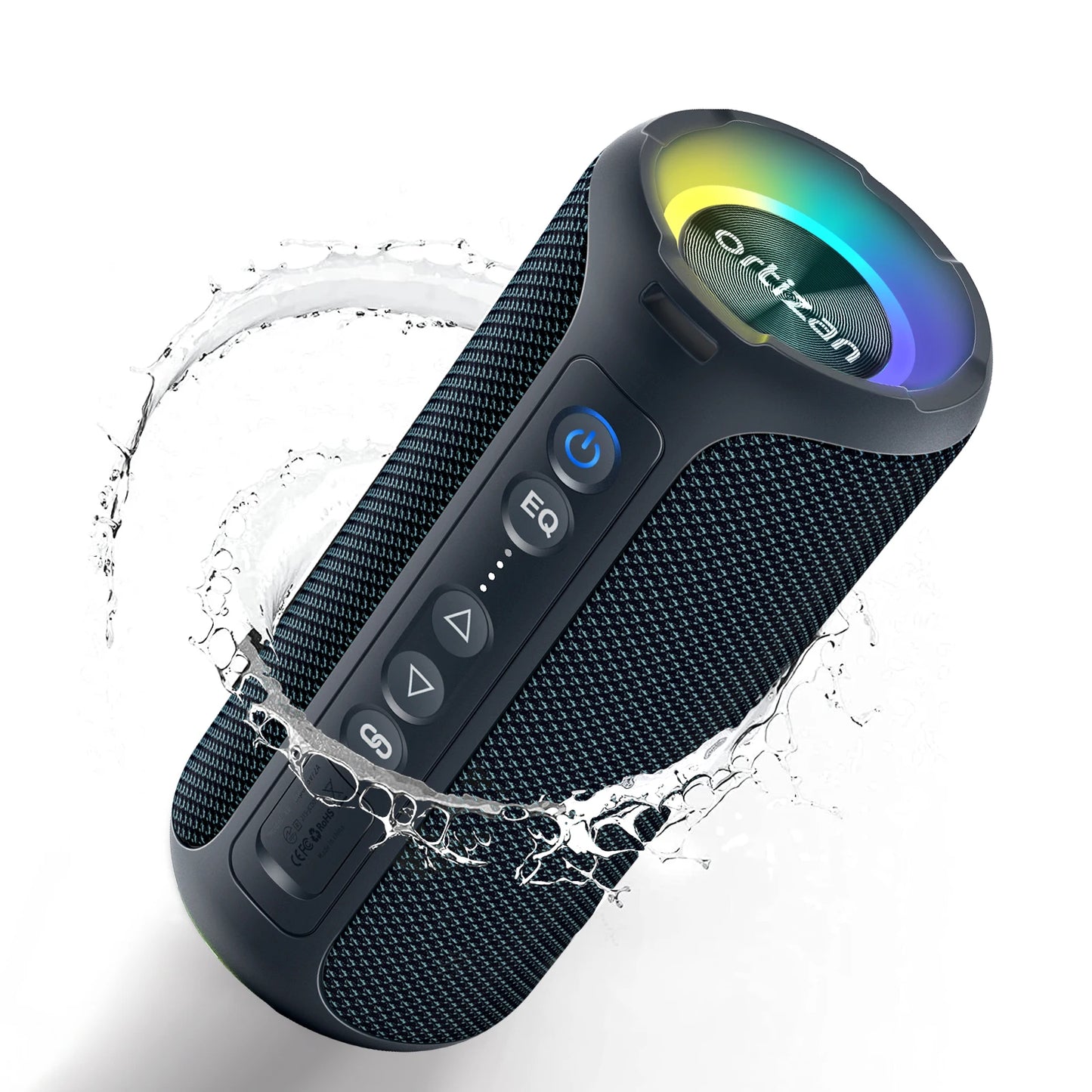 Ortizan Bluetooth Speaker - 40W Bass, IPX7, 30H Playtime, Outdoor Wireless